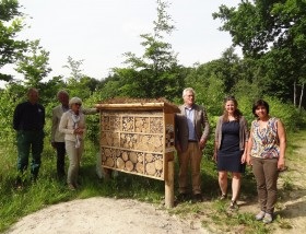 Opening bijenhotels bij Golfclub De Dommel