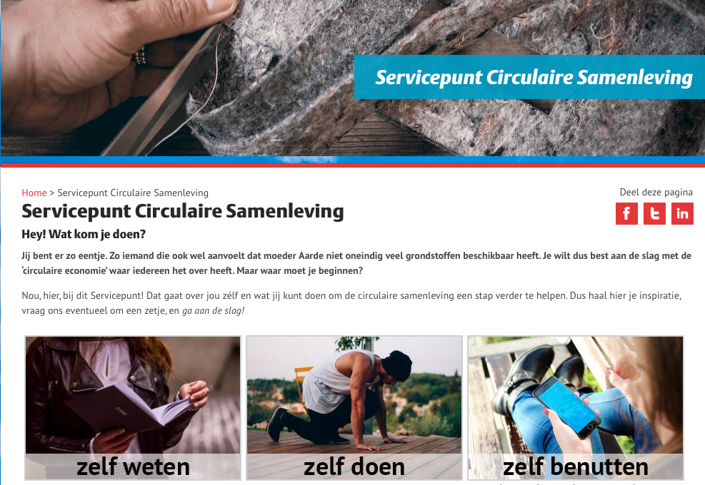 Circulair aan de slag? Natuur en Milieufederatie Utrecht start servicepunt
