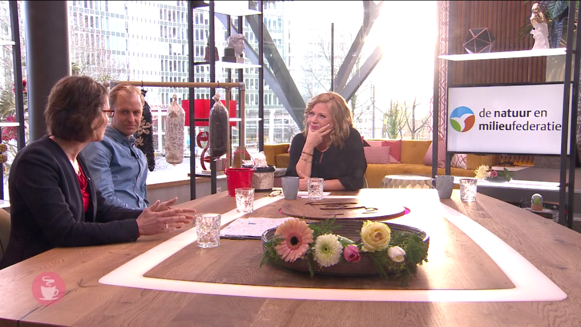 Aandacht voor circulaire initiatieven bij tv-programma Koffietijd