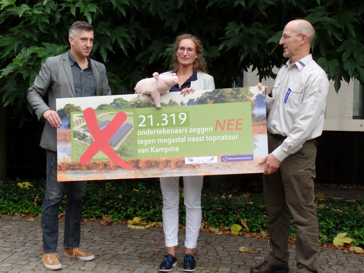 Mega-steun tegen Megastal bij Kampina
