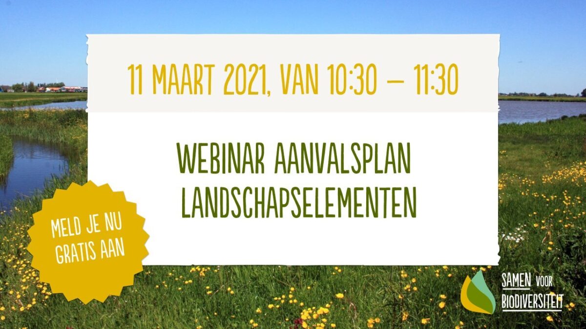 Webinar | Versterken Landschapselementen