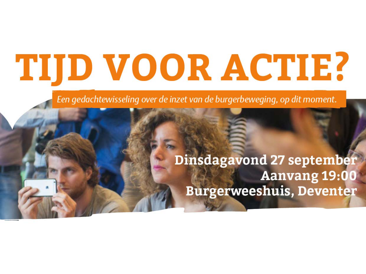 Natuur en Milieu Overijssel organiseert bijpraatsessie over de inzet van de burgerbeweging!